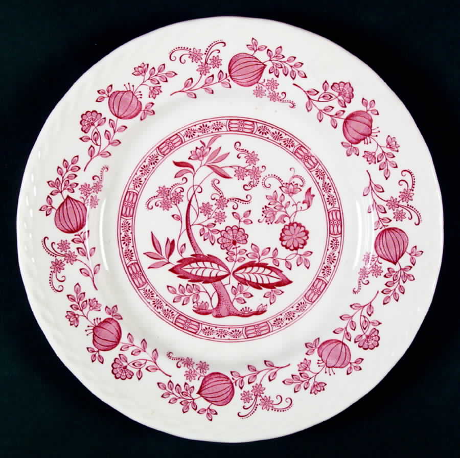 Pink Onion Dinner Plate by Royal Art (England)-1