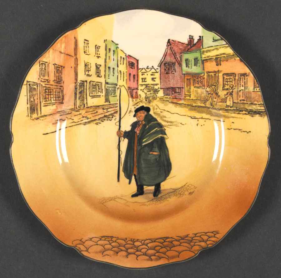 Dickens (Scalloped) Bread & Butter Plate by Royal Doulton-1