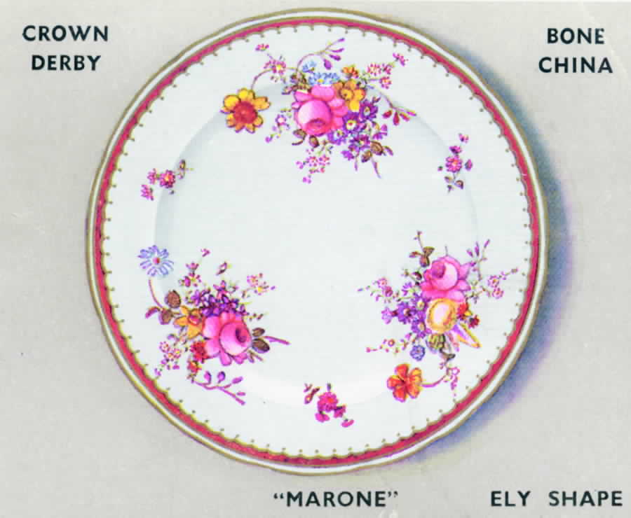Marone (Ely) Dinner Plate by Royal Crown Derby-1