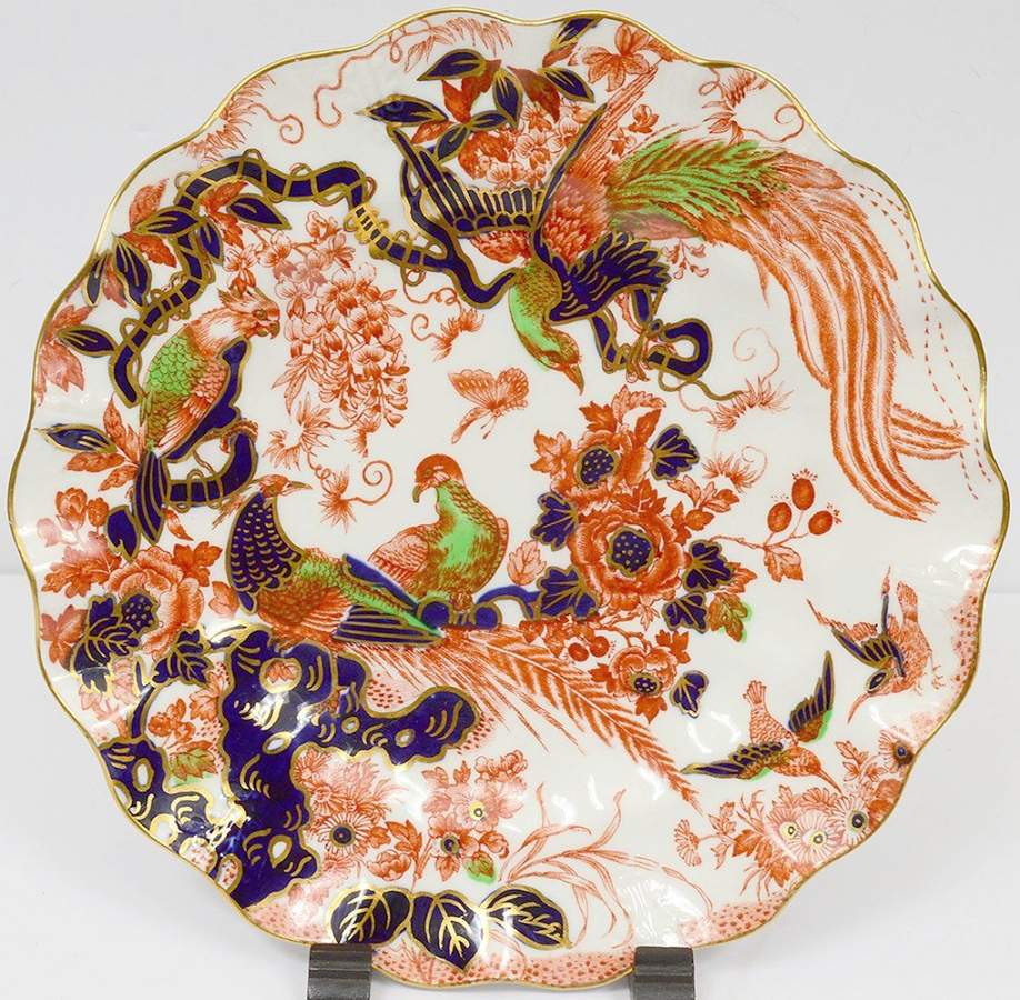 A549 (Ely) Sheffield Dessert Plate by Royal Crown Derby-1