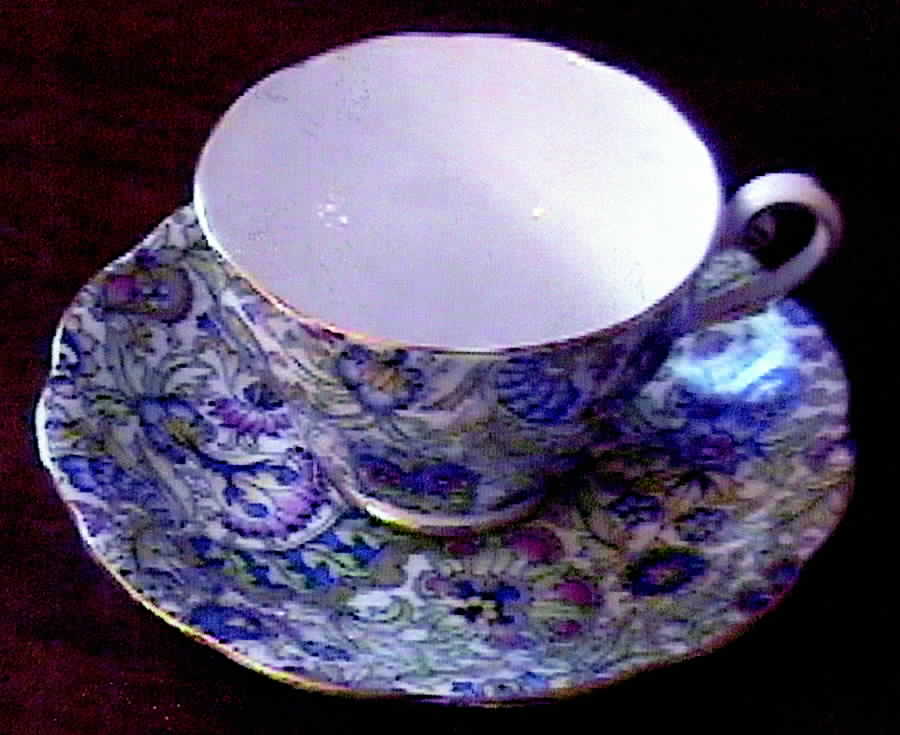 1447 Footed Cup & Saucer Set by Royal Standard-1