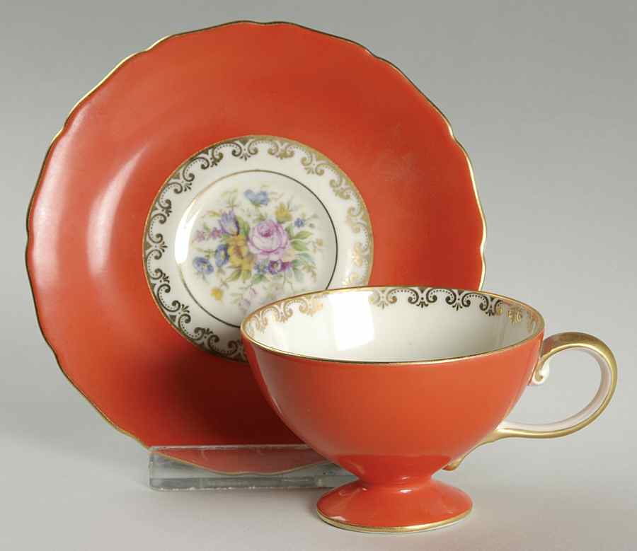 R1108 Footed Demitasse Cup & Saucer Set by Rosenthal - Continental-1
