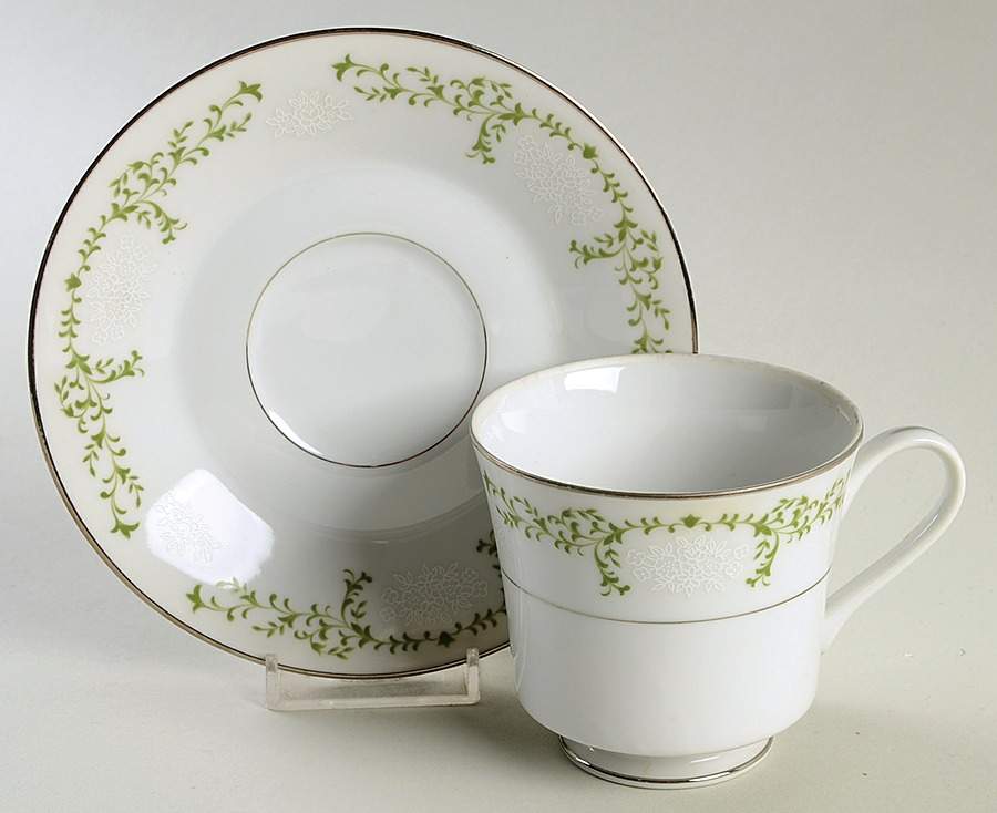RKH1 Footed Cup & Saucer Set by Royal Karger-1