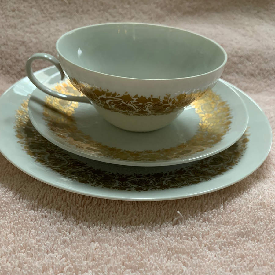 Maggiore Flat Cup & Saucer Set by Rosenthal - Continental-1