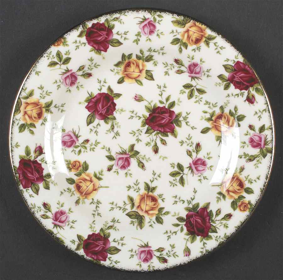 Old Country Roses (Classic IV) Salad Plate by Royal Albert-1