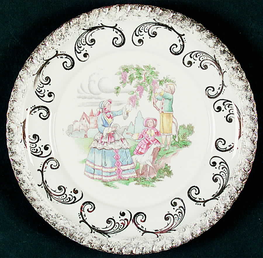 RYL191 Bread & Butter Plate by Royal (USA)-1