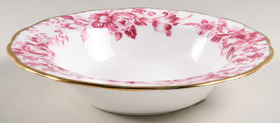 Paradise Red Rim Soup Bowl by Royal Albert-1