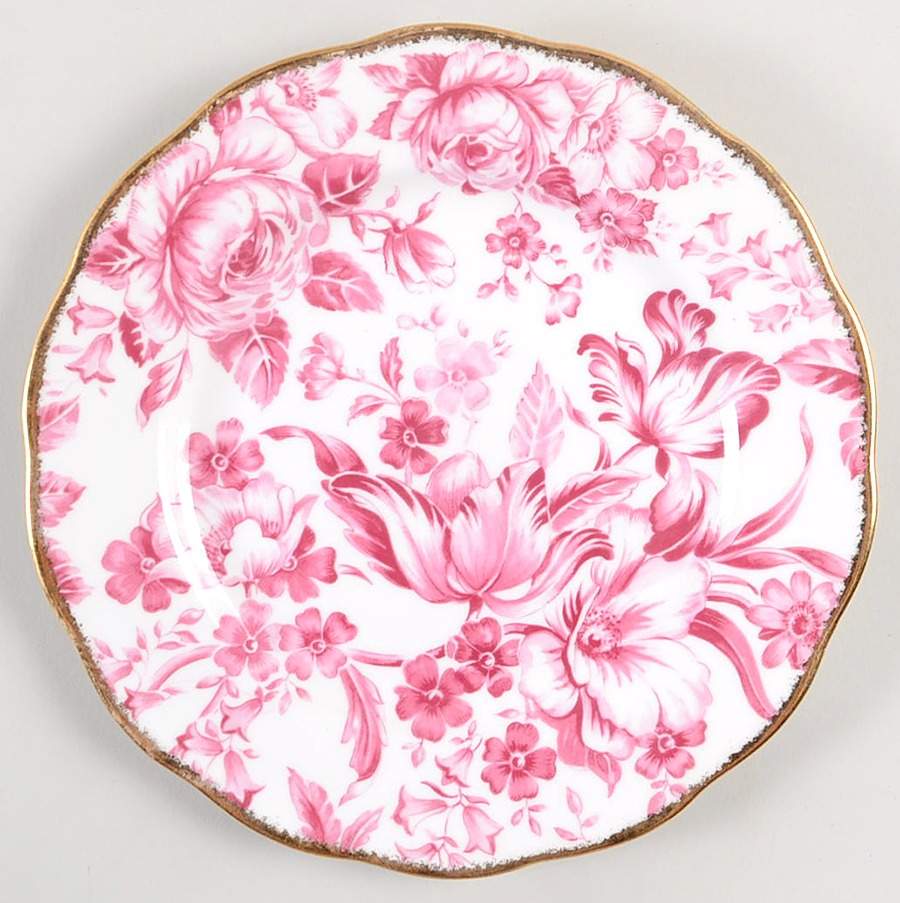 Paradise Red Salad Plate by Royal Albert-1