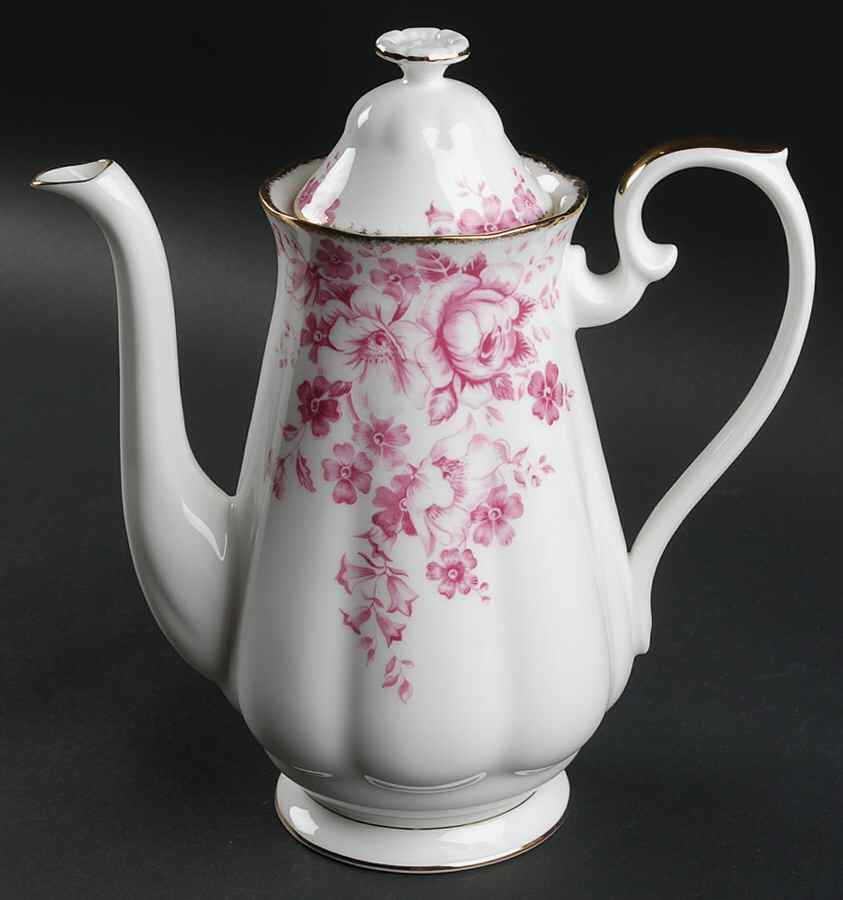 Paradise Red Coffee Pot & Lid by Royal Albert-1