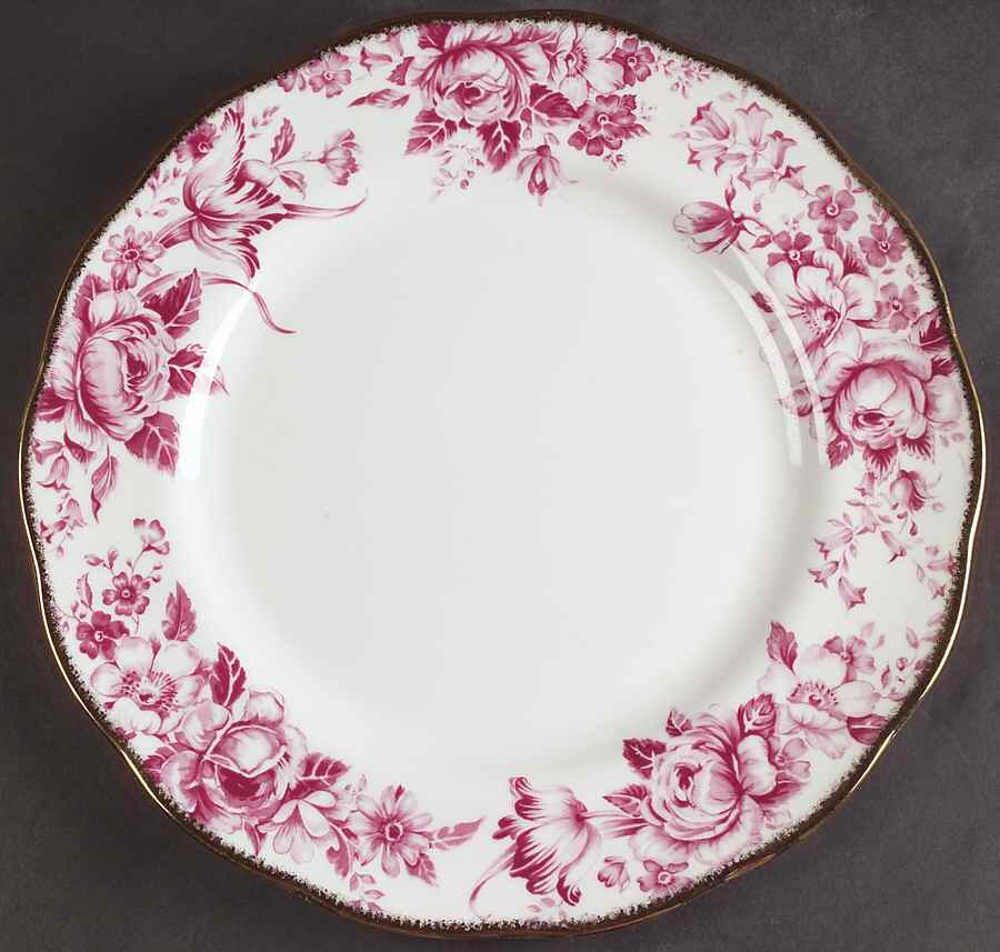 Paradise Red Dinner Plate by Royal Albert-1