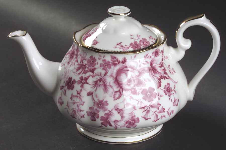 Paradise Red Teapot & Lid by Royal Albert-1