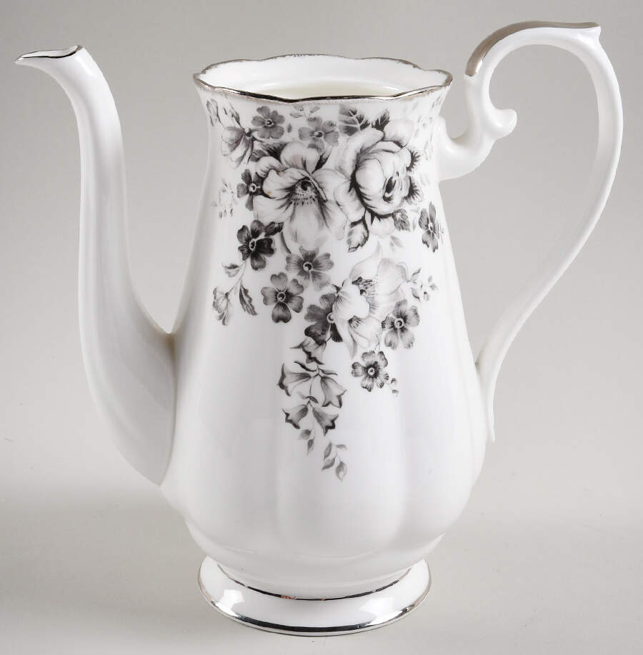 Paradise Black Coffee Pot No Lid by Royal Albert-1