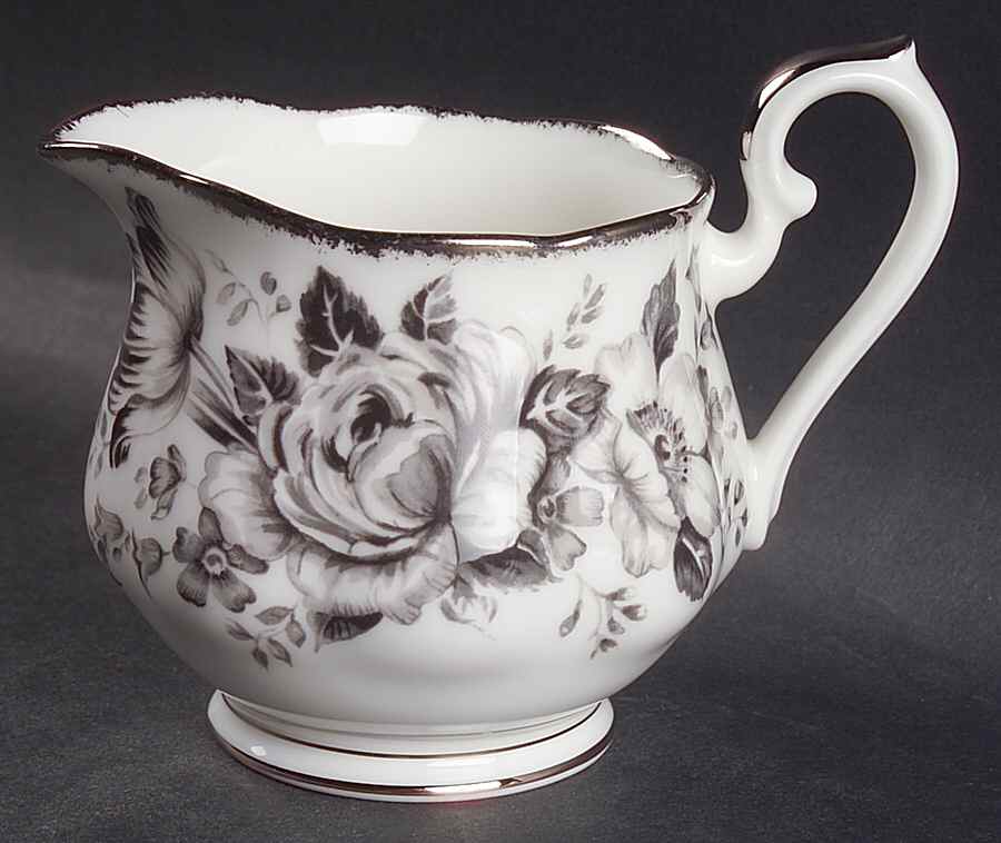 Paradise Black Creamer by Royal Albert-1