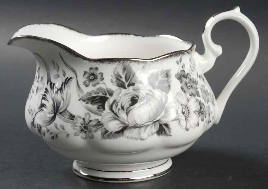 Paradise Black Gravy Boat by Royal Albert-1