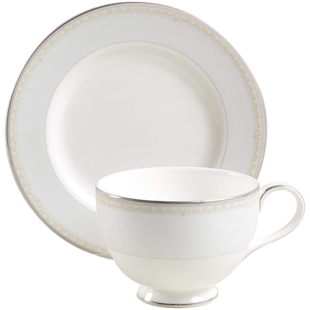 Anabel Footed Cup & Saucer Set by Royal Doulton-1