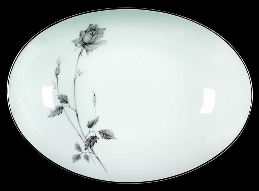 Lasting Rose 10" Oval Vegetable Bowl by Royal Song-1