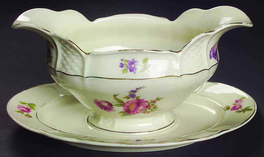 2790 Gravy Boat with Attached Underplate by Rosenthal - Continental-1