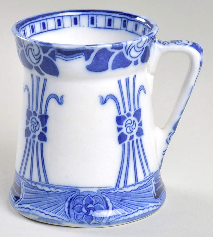 Aubrey Flow Blue Shaving Mug by Royal Doulton-1