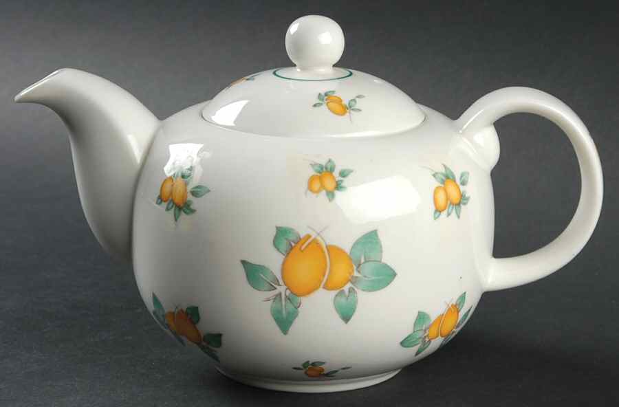 Apricots Teapot & Lid by Royal Doulton-1