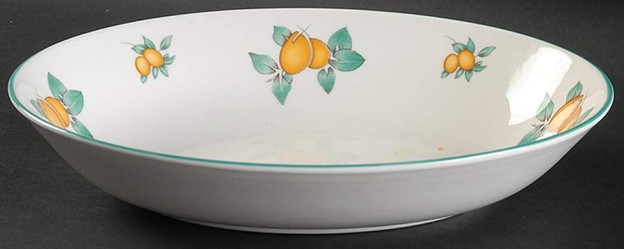 Apricots 9" Oval Vegetable Bowl by Royal Doulton-1