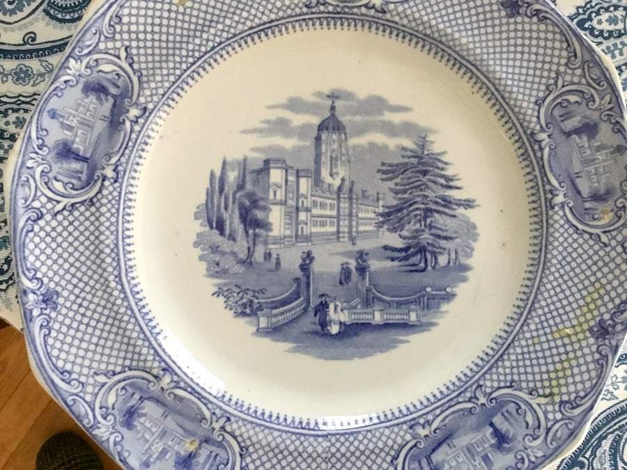 University Dinner Plate by Ridgway (Ridgways)-1