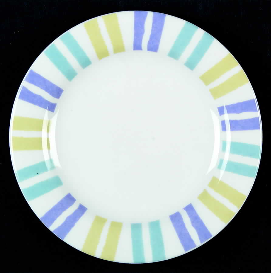 Candy Stripe Bread & Butter Plate by Royal Doulton-1