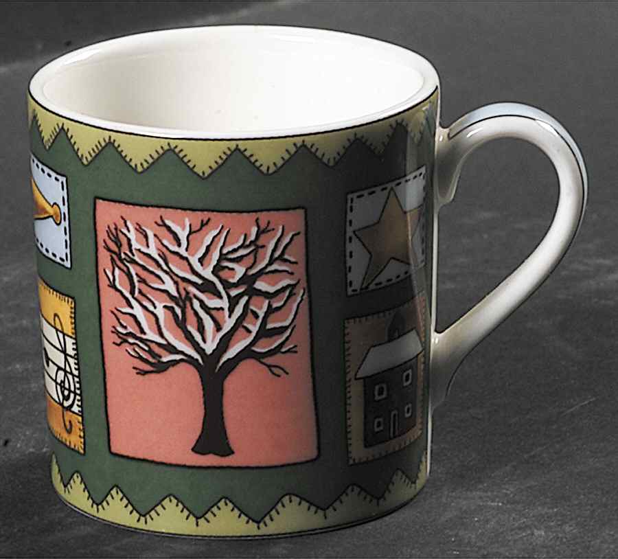 Christmas Coffee Flat Demitasse Cup by Royal Doulton-1
