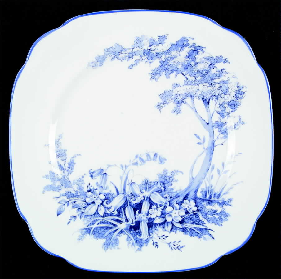 Bluebell Wood Square Salad Plate by Royal Albert-1