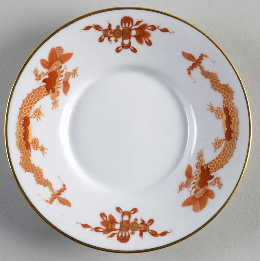 Dragon Red Saucer by Raynaud-1
