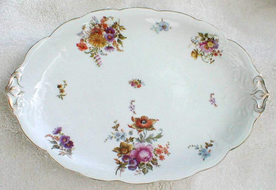 R1315 14" Oval Serving Platter by Rosenthal - Continental-1