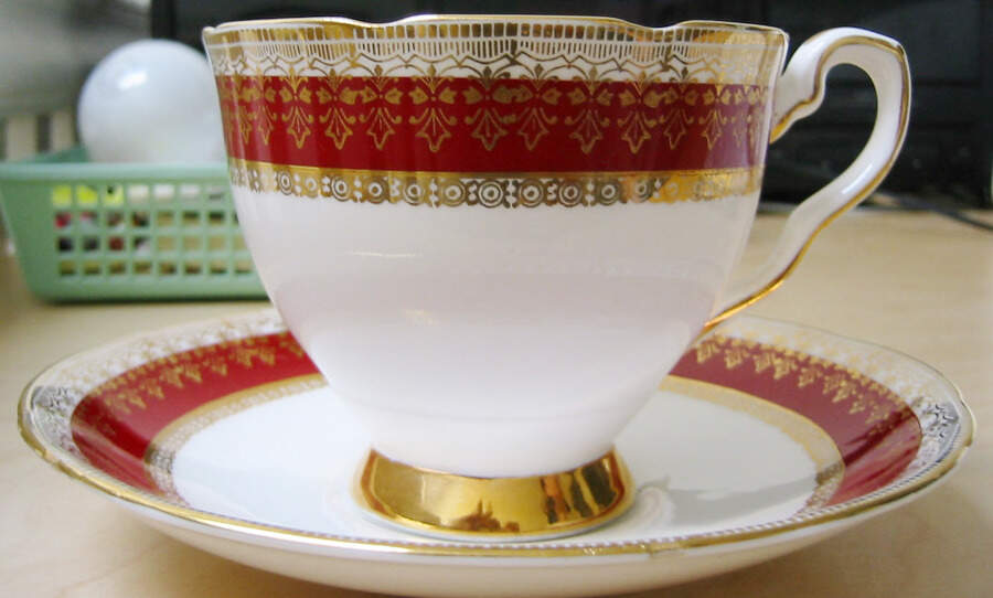 8836 Footed Cup & Saucer Set by Royal Stafford-1