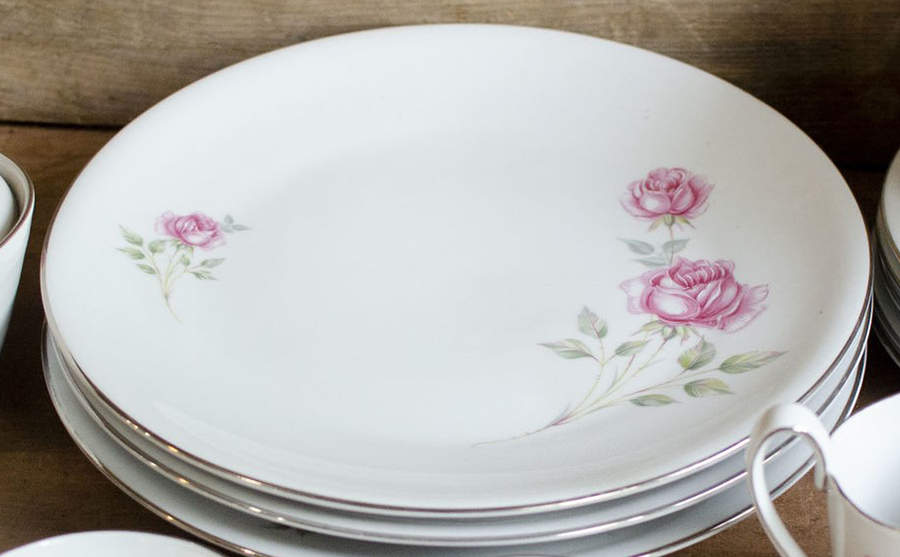 Dawn Rose Dinner Plate by Royal Signet-1