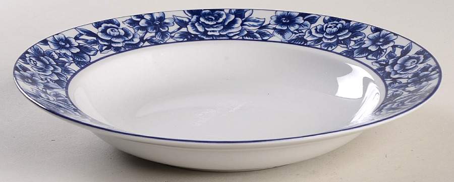 Winterose Rim Soup Bowl by Reed & Barton-1