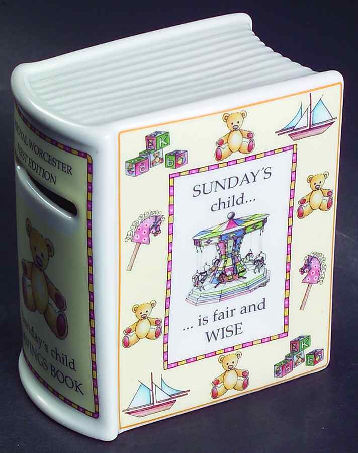 Days of The Week Bank by Royal Worcester-1