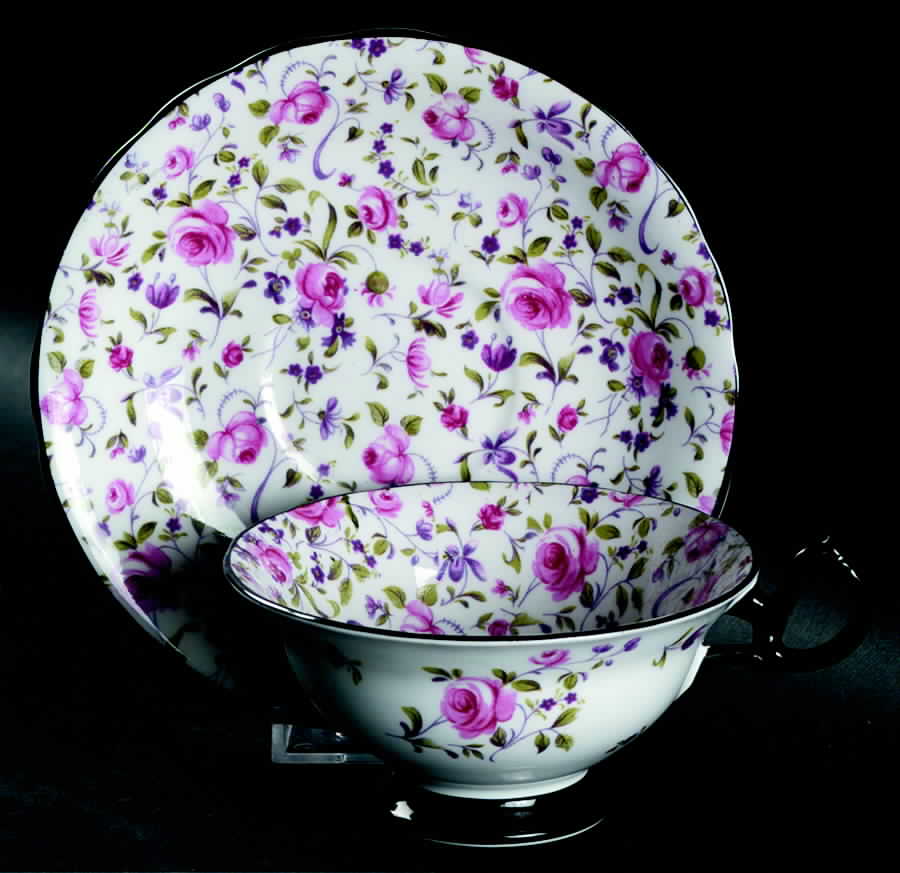 4330a Footed Cup & Saucer Set by Royal Chelsea-1