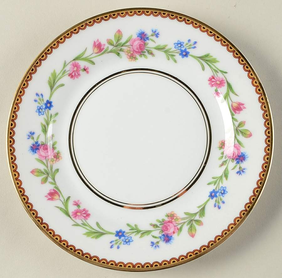 Country Flowers Bread & Butter Plate by Raynaud-1