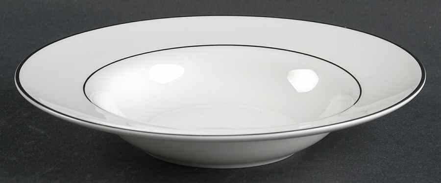 Langdale Platinum Rim Soup Bowl by Royal Doulton-1