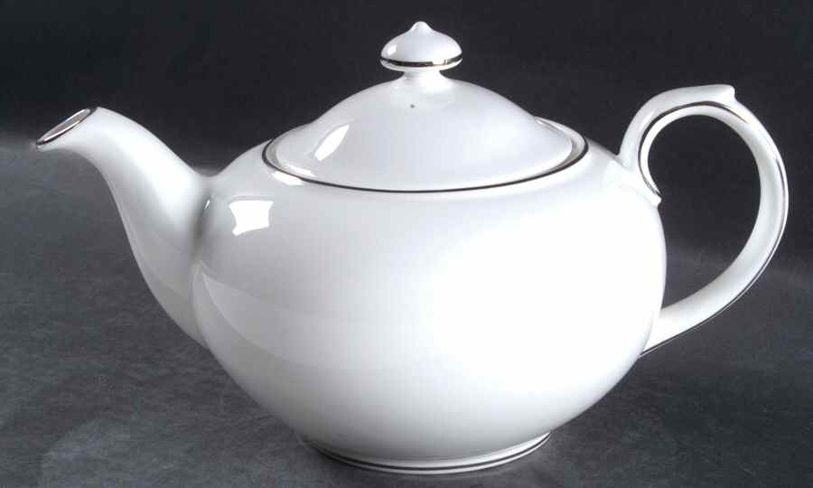 Langdale Platinum Teapot & Lid by Royal Doulton-1