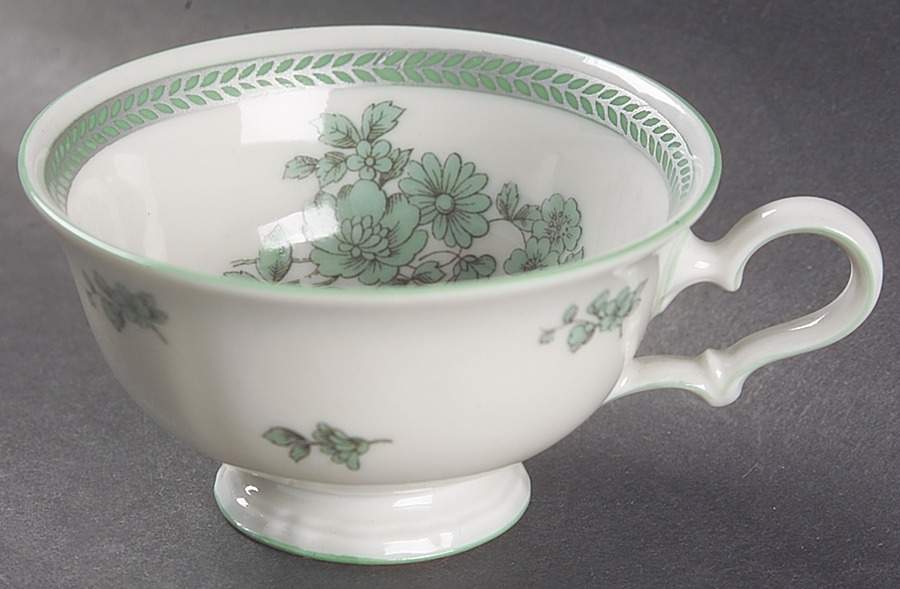 Green Bloom (Green Trim) Footed Demitasse Cup by Rosenthal - Continental-1