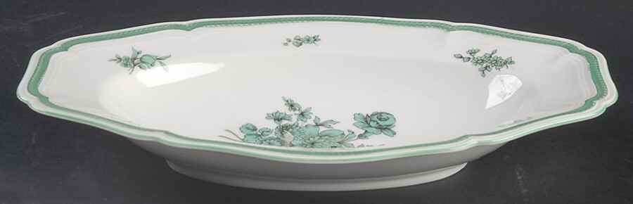 Green Bloom (Green Trim) Relish by Rosenthal - Continental-1