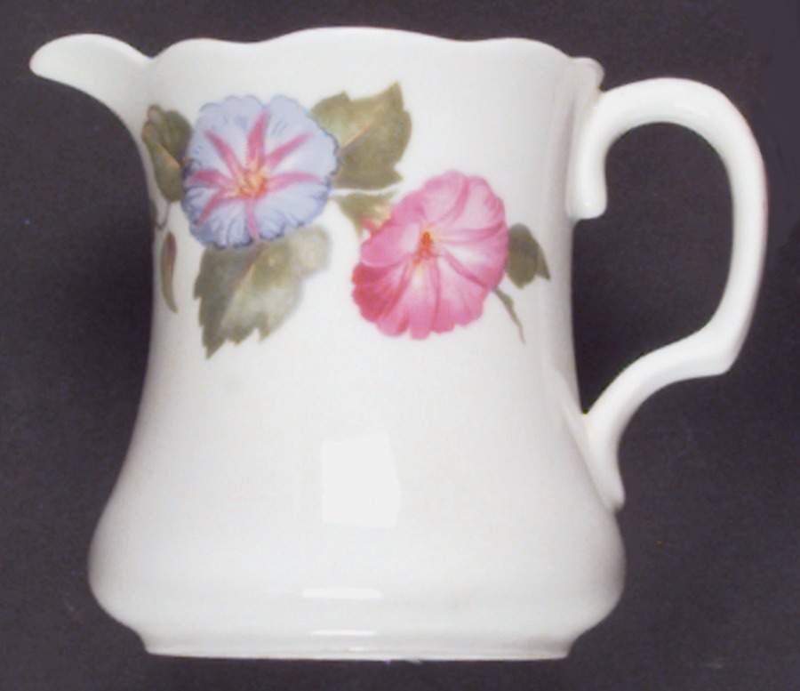 8373 (Flat Rim, Semi Scalloped Edge) Creamer by Samuel Radford-1