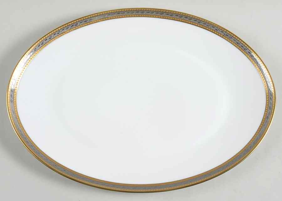 ROT202 13" Oval Serving Platter by Royal Tettau-1