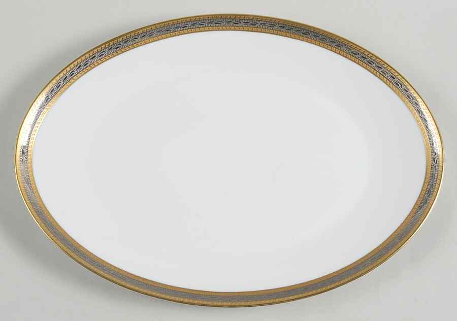 ROT202 12" Oval Serving Platter by Royal Tettau-1
