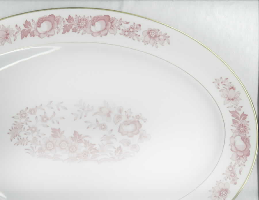 ROJ189 14" Oval Serving Platter by Royal Jackson-1