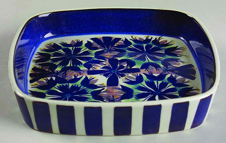 Faience Giftware Blue Faience Tenera Tray - No Box by Royal Copenhagen-1