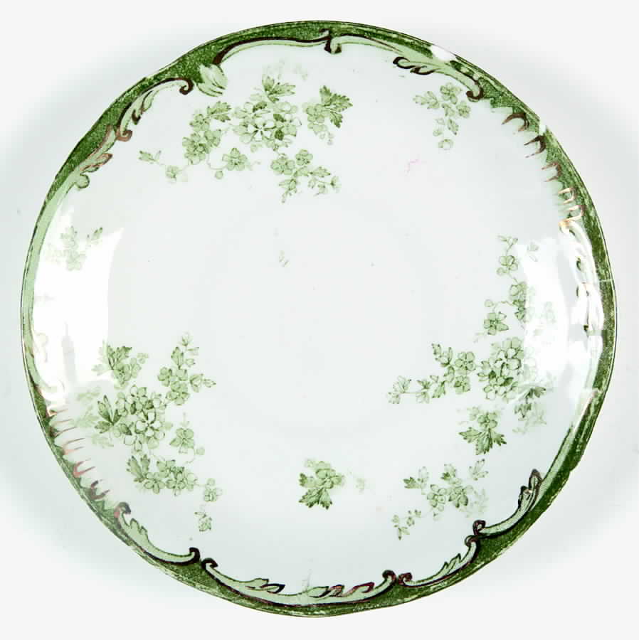 Chiswick Green Saucer by Ridgway (Ridgways)-1