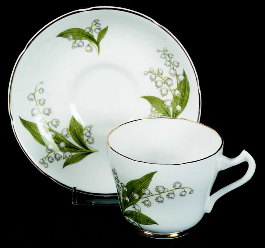 643 Footed Cup & Saucer Set by Royal Grafton-1