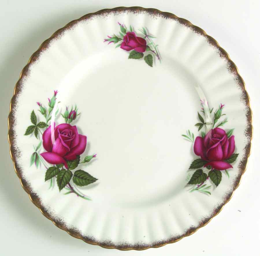 Sweetheart Roses Series Salad Plate by Royal Albert-1
