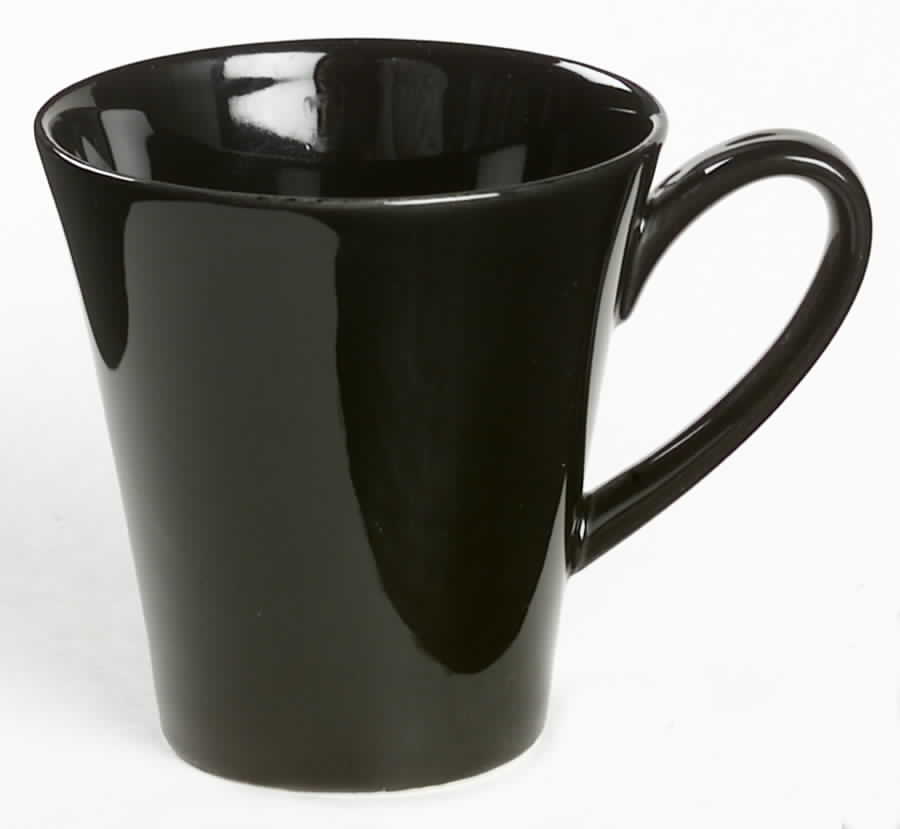 Fusion Black Flat Demitasse Cup by Royal Doulton-1