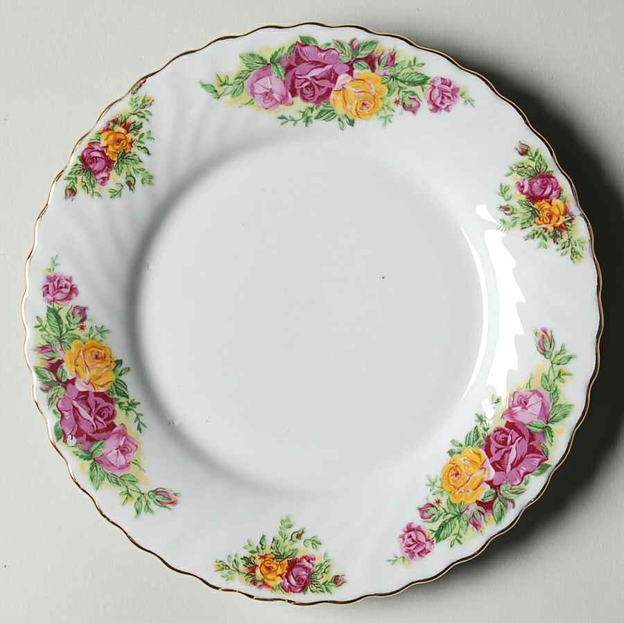 English Rose Bread & Butter Plate by Regent (China)-1